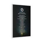 Kingdom Declaration Matte Canvas Print — Inspirational Scripture Wall Art