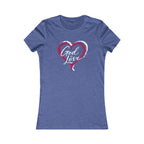 Women's Heart Tee — Simple Pink Brushstroke Heart T-Shirt