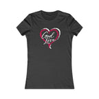 Women's Heart Tee — Simple Pink Brushstroke Heart T-Shirt