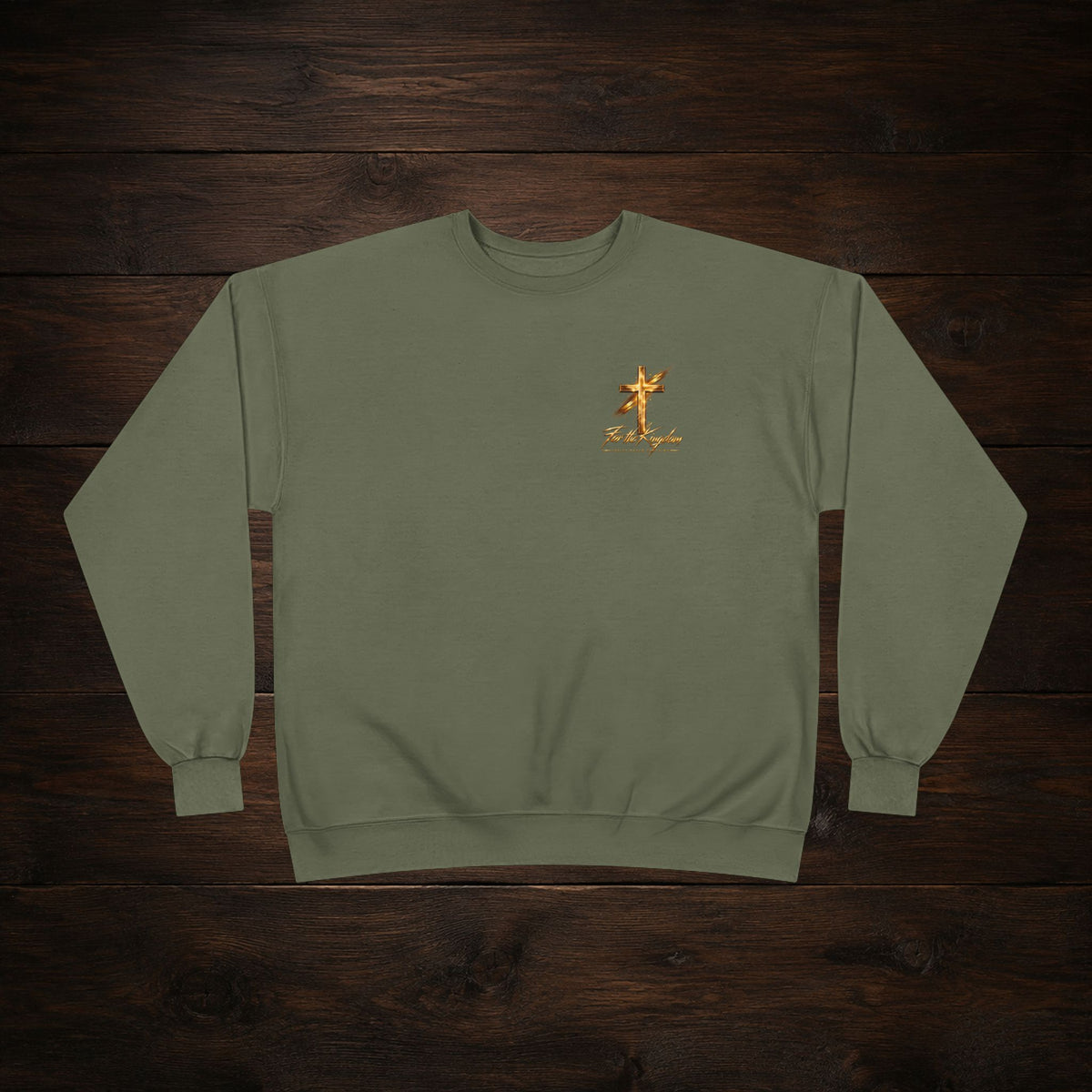 Christian Crewneck Sweatshirt — "BYOB (Bring Your Own Bible)" Faith Graphic