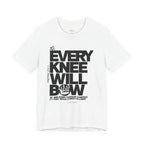 Every Knee Will Bow Dark Palette Tee — Christian Faith Graphic T-Shirt