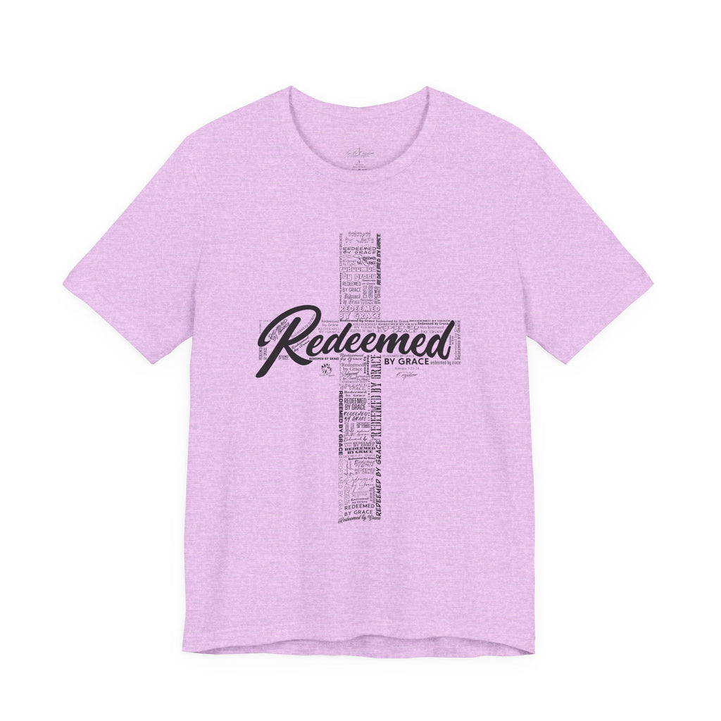 Redeemed by Grace Dark Palette Christian T-Shirt