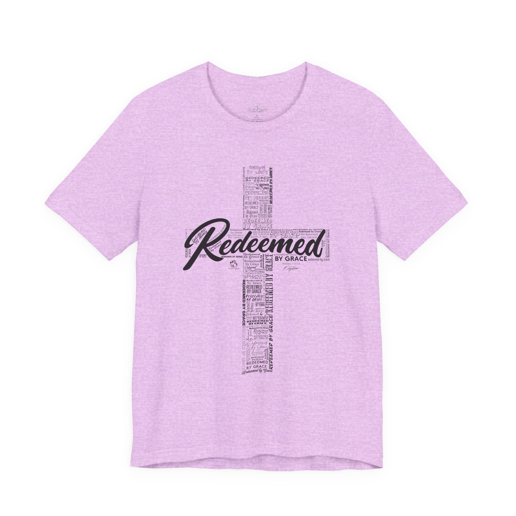 Redeemed by Grace Dark Palette Christian T-Shirt