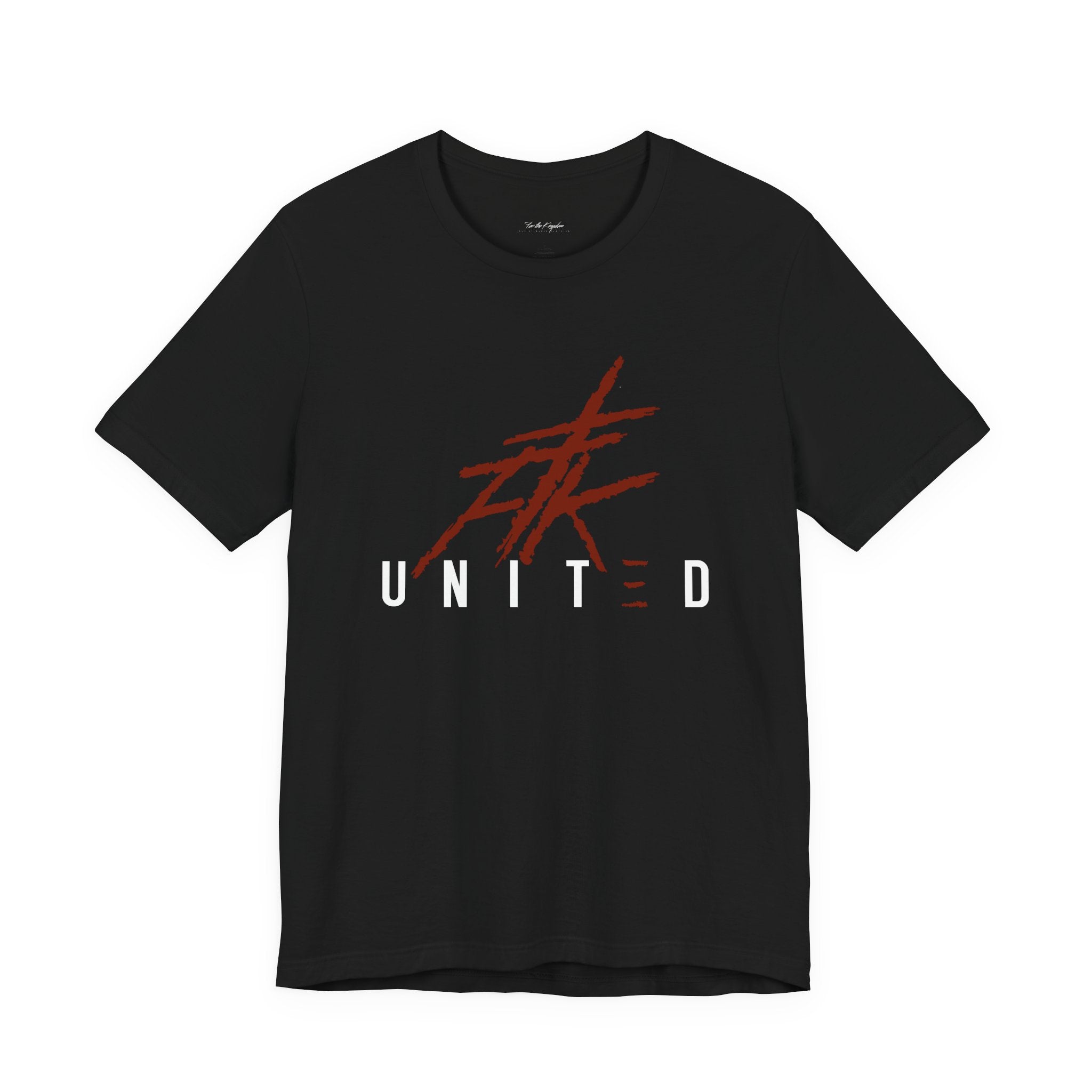 FTK UNIT≡D Logo Light Pallete T-Shirt — Bold Brushstroke Graphic Tee