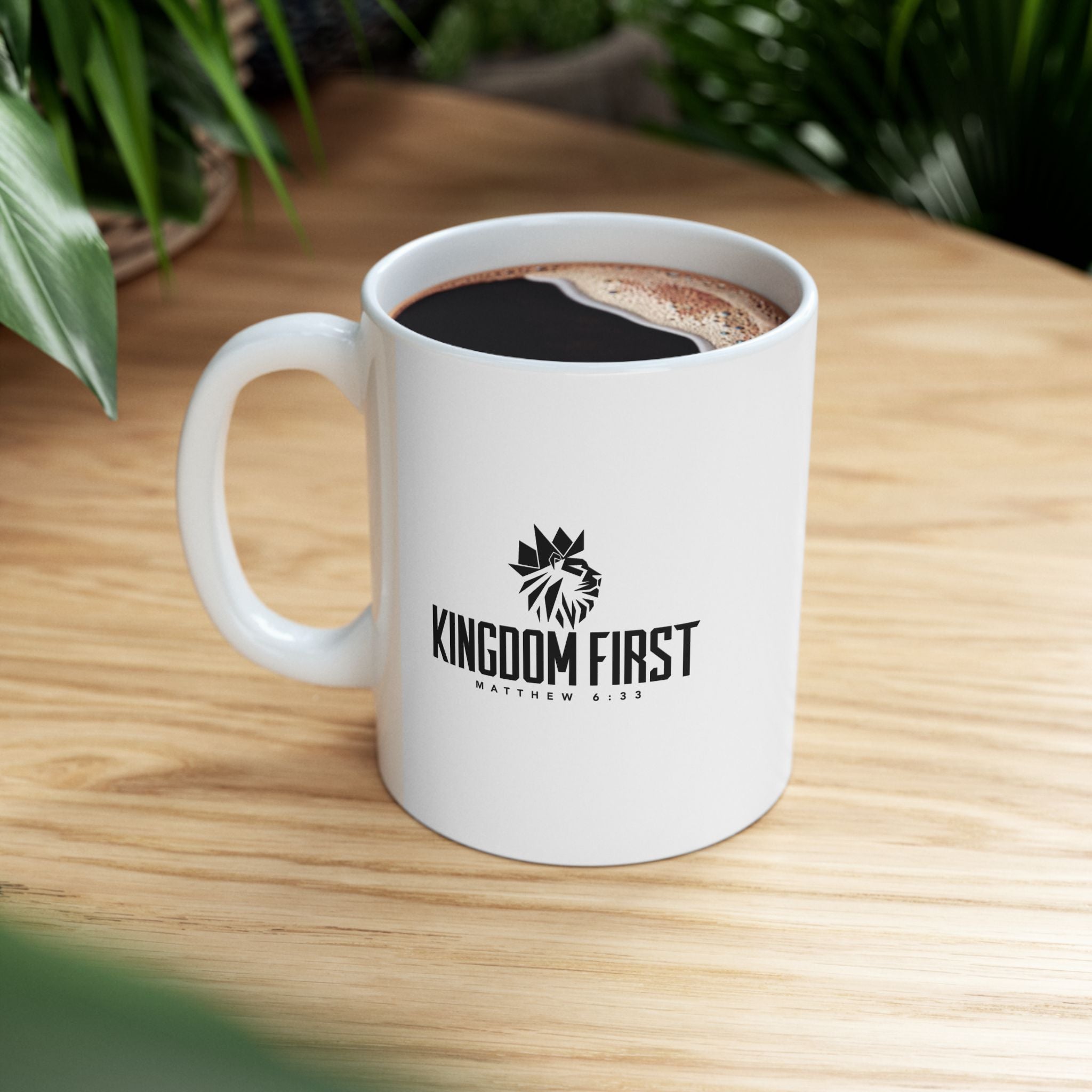 Ceramic Mug — Kingdom First Coffee Cup (11oz & 15oz)