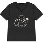 Chosen — Pale Pink — Christian Women's V-Neck Tee