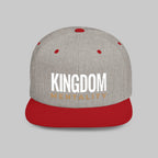 Kingdom Mentality Flat Bill Snapback Hat — Bold Faith-Inspired Streetwear Cap