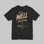 Wellness Unisex Tee with Psalm 23:1 Design