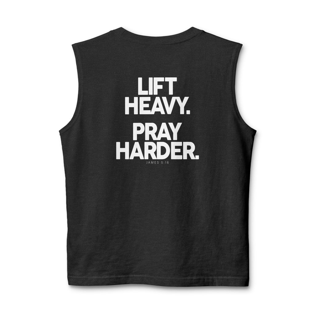Lift Heavy Pray Harder Muscle Tank