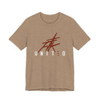 FTK UNIT≡D Logo Light Pallete T-Shirt — Bold Brushstroke Graphic Tee