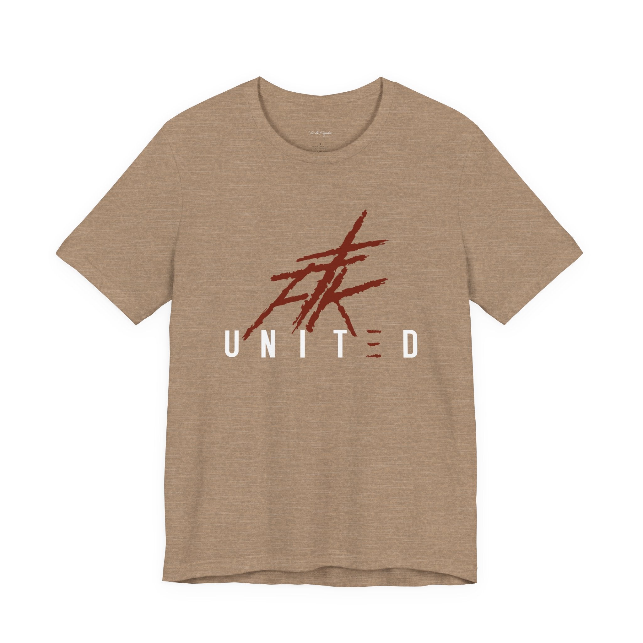 FTK UNIT≡D Logo Light Pallete T-Shirt — Bold Brushstroke Graphic Tee