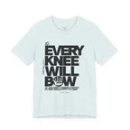 Every Knee Will Bow Dark Palette Tee — Christian Faith Graphic T-Shirt