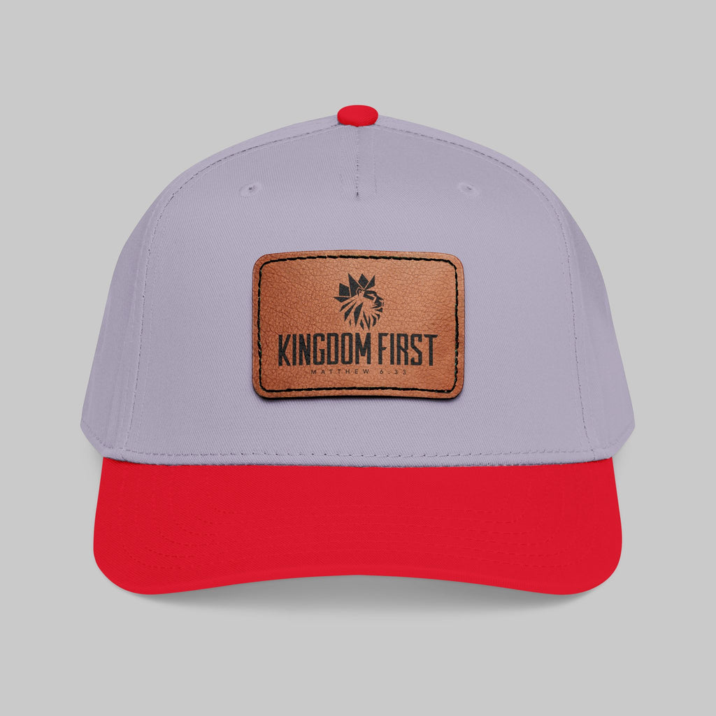 Kingdom First Leather Patch Baseball Cap