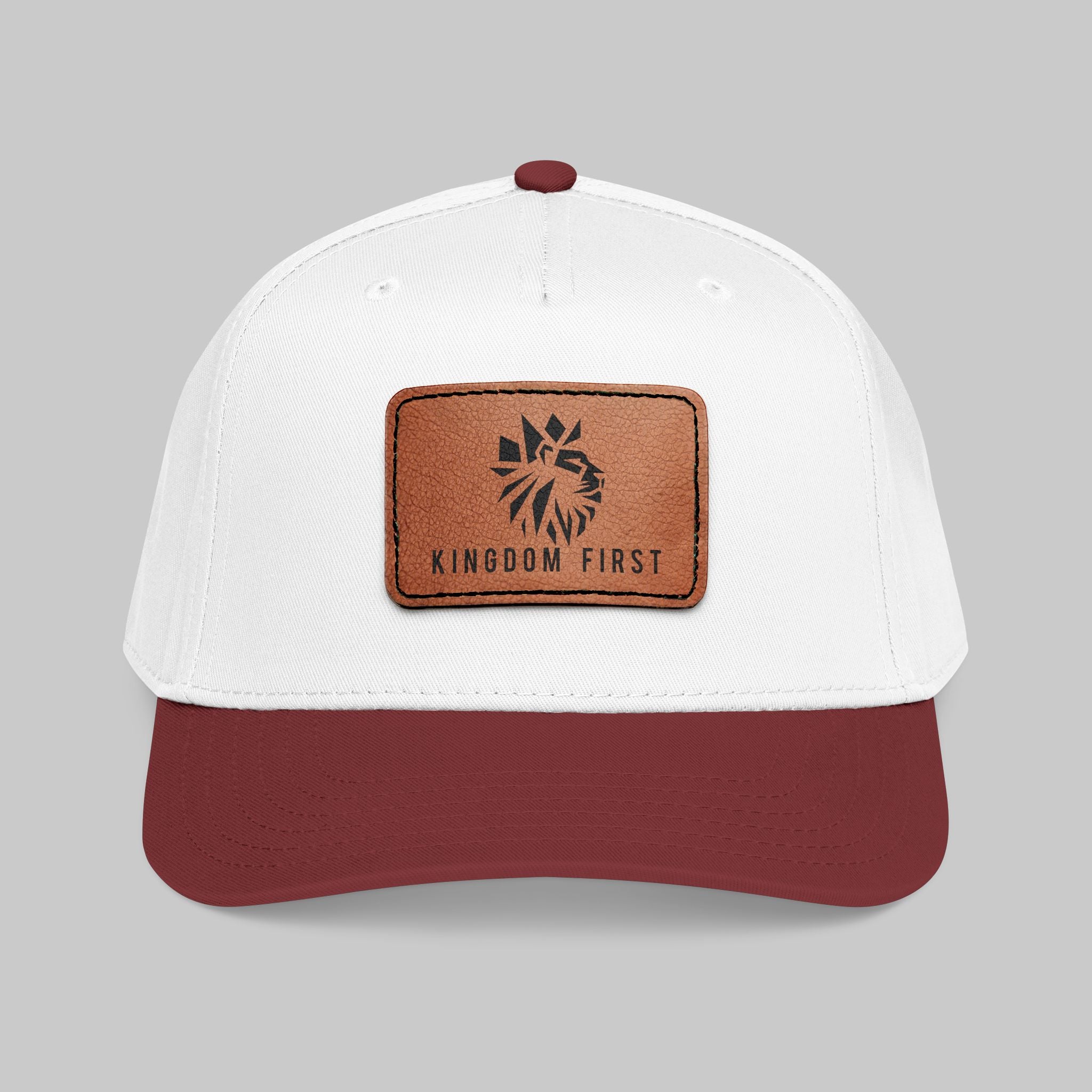 Copy of Kingdom First Leather Patch Baseball Cap