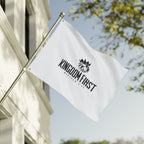Kingdom First Double-Sided Flag — Matthew 6:33 Inspirational Church Banner