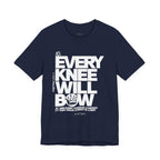 Every Knee Will Bow Light Palette Tee — Christian Faith Graphic T-Shirt