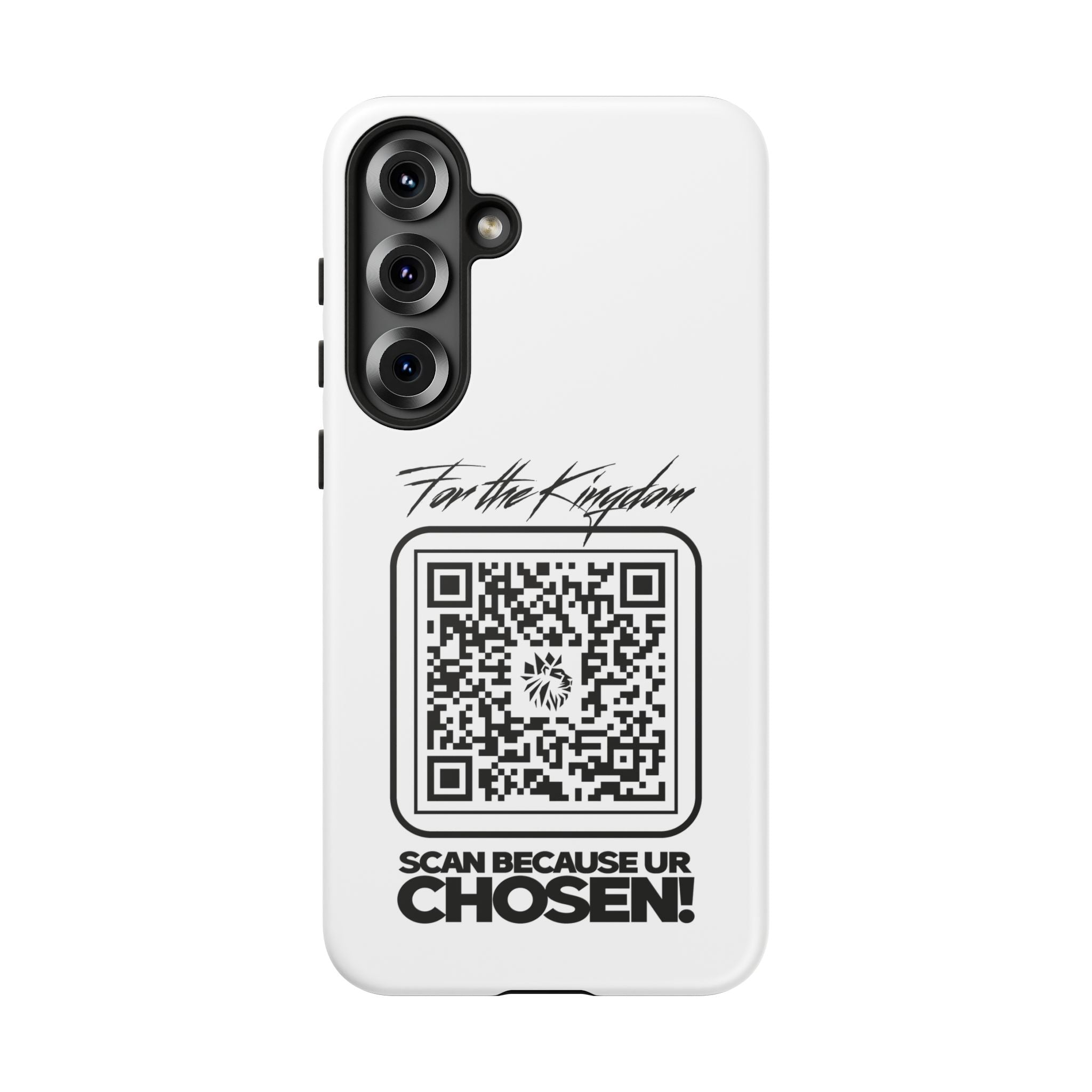 Phone Case — “For the Kingdom” QR Design: Scan Because Ur Chosen