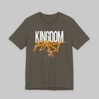 Kingdom First Tee — Christian Faith Graphic T-Shirt