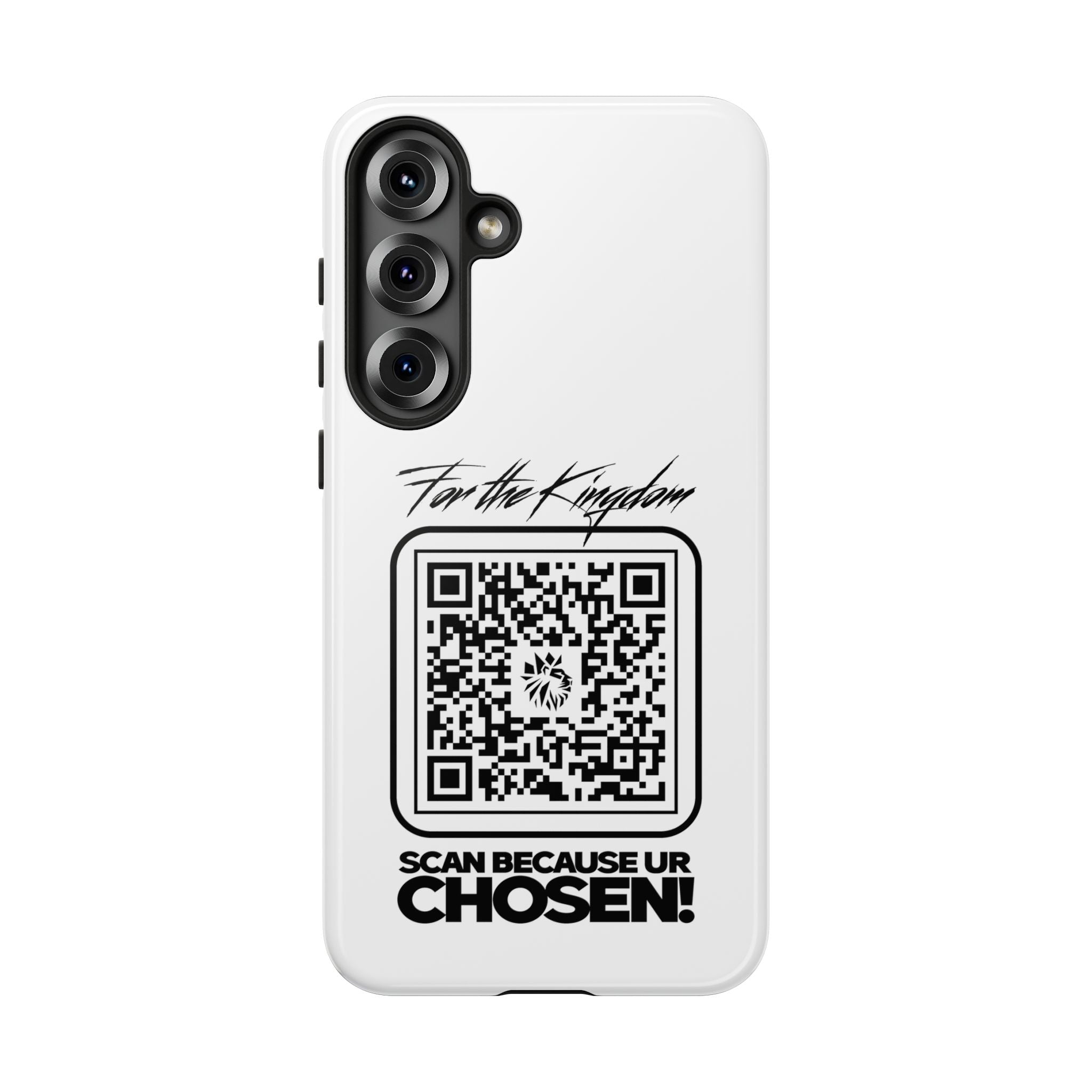 Phone Case — “For the Kingdom” QR Design: Scan Because Ur Chosen