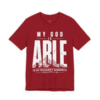 My God Is Able Christian T-Shirt — Ephesians 3:20 Faith Tee