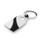 Rectangle Keyring — 'Kingdom First' Engraved Metal Photo Keychain