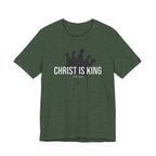 Christ Is King Crown Light Pallete Tee — Christian Faith Shirt