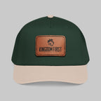 Kingdom First Leather Patch Baseball Cap