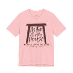 “As For Me & My House" Dark Pallete Christian Tee
