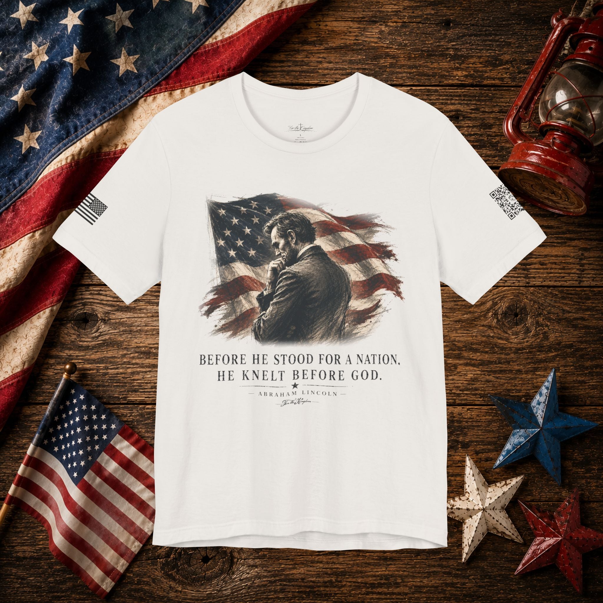 Abraham Lincoln T-Shirt — Vintage Founding Father Tee