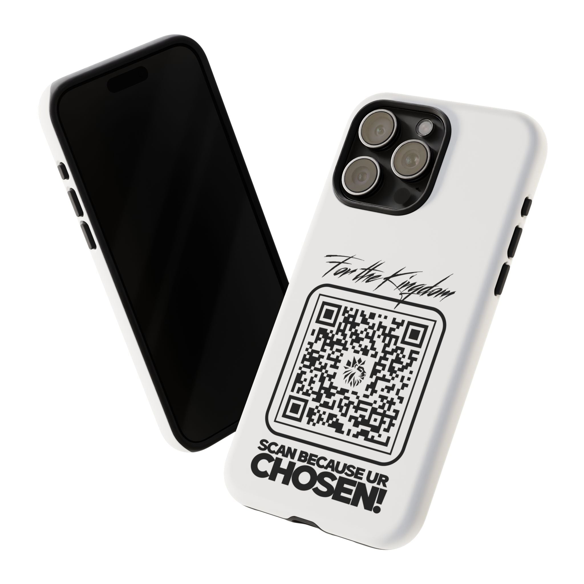 Phone Case — “For the Kingdom” QR Design: Scan Because Ur Chosen