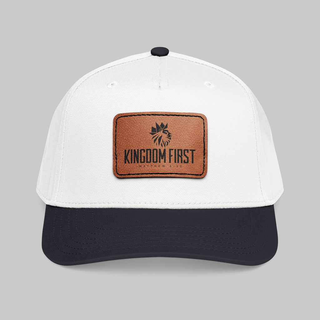 Kingdom First Leather Patch Baseball Cap