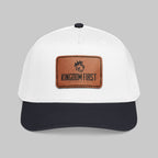 Kingdom First Leather Patch Baseball Cap