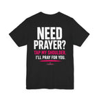 Berry Tap My Shoulder Tee — Christian Cross Short Sleeve T-Shirt