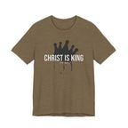 Christ Is King Crown Light Pallete Tee — Christian Faith Shirt