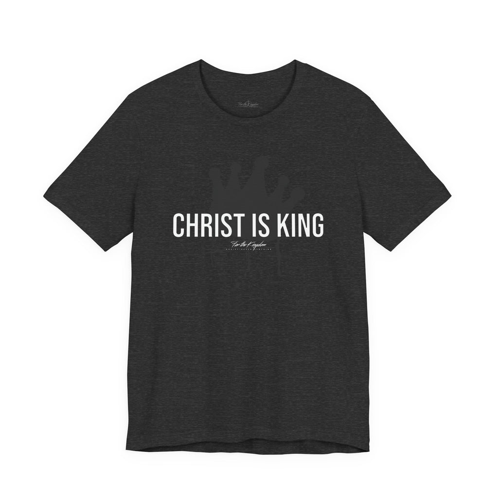Christ Is King Crown Light Pallete Tee — Christian Faith Shirt