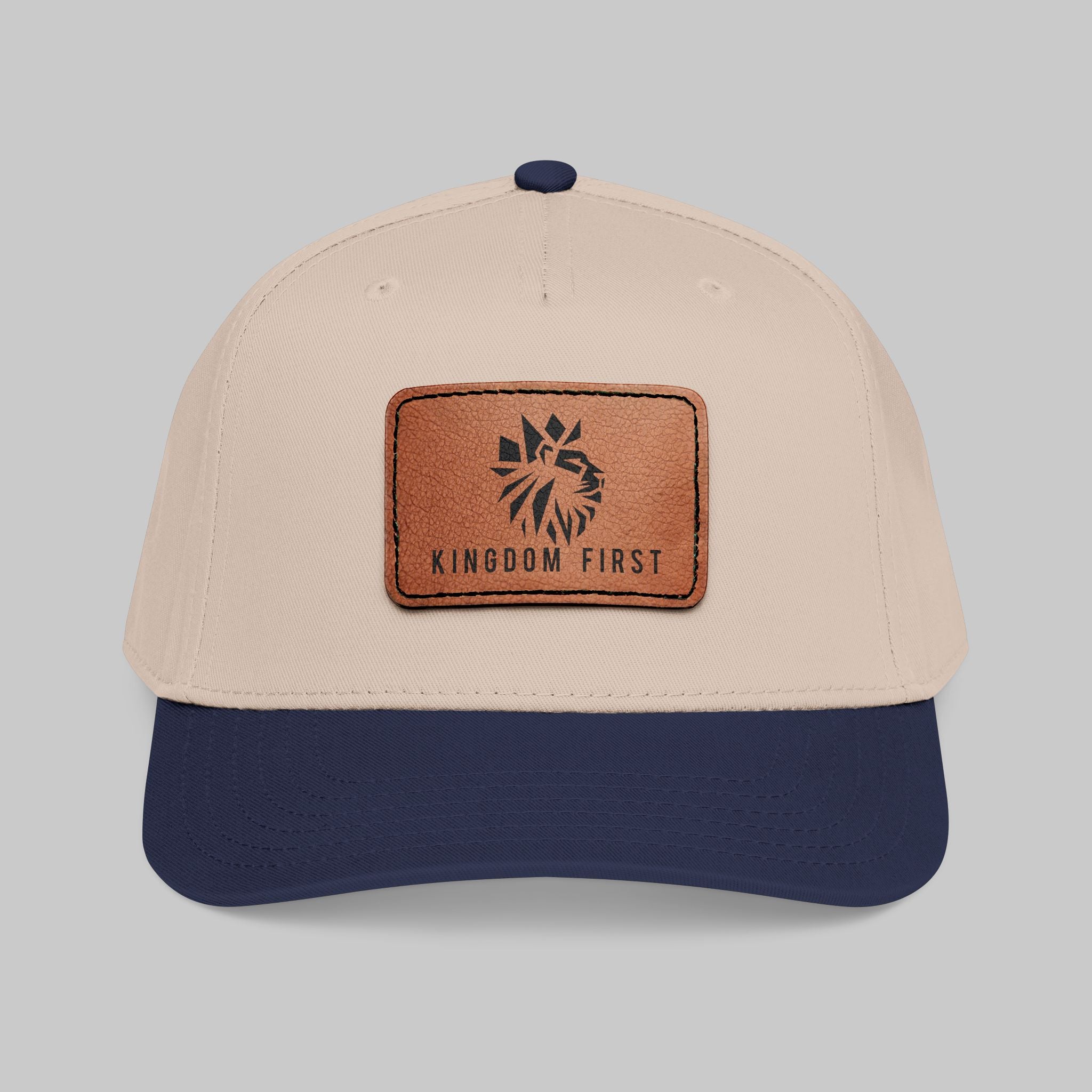 Copy of Kingdom First Leather Patch Baseball Cap