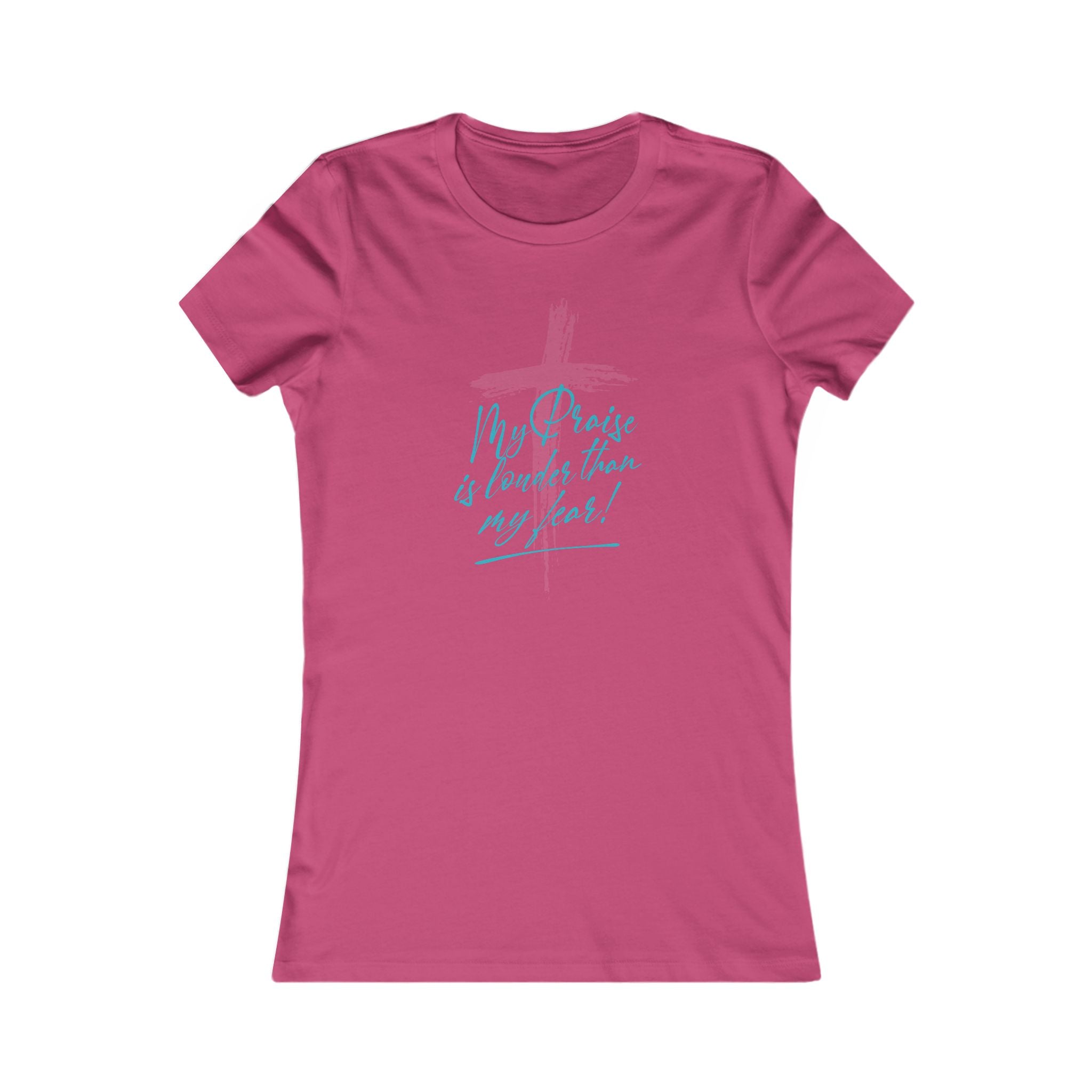 Women's Tee "My Praise is louder than my fear" – Relaxed Graphic Tee for Women
