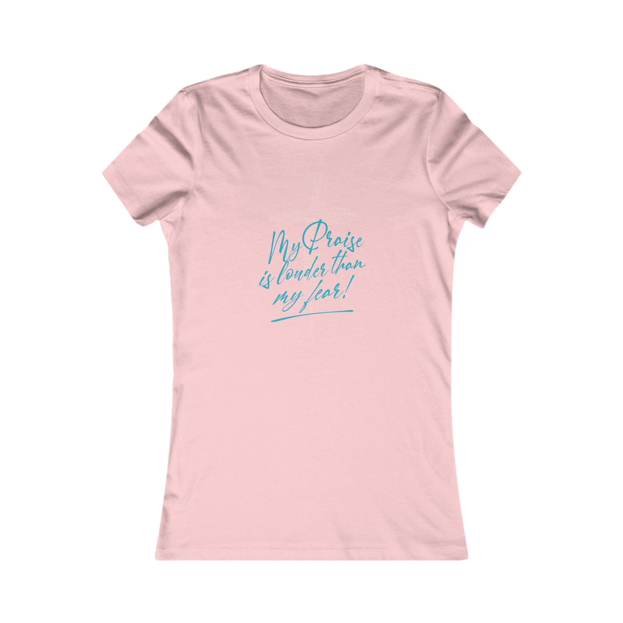 Women's Tee "My Praise is louder than my fear" – Relaxed Graphic Tee for Women