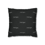 Lion of Judah - Black Script Pattern Decorative Throw Pillow Cover
