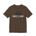 Christ Is King Crown Light Pallete Tee — Christian Faith Shirt