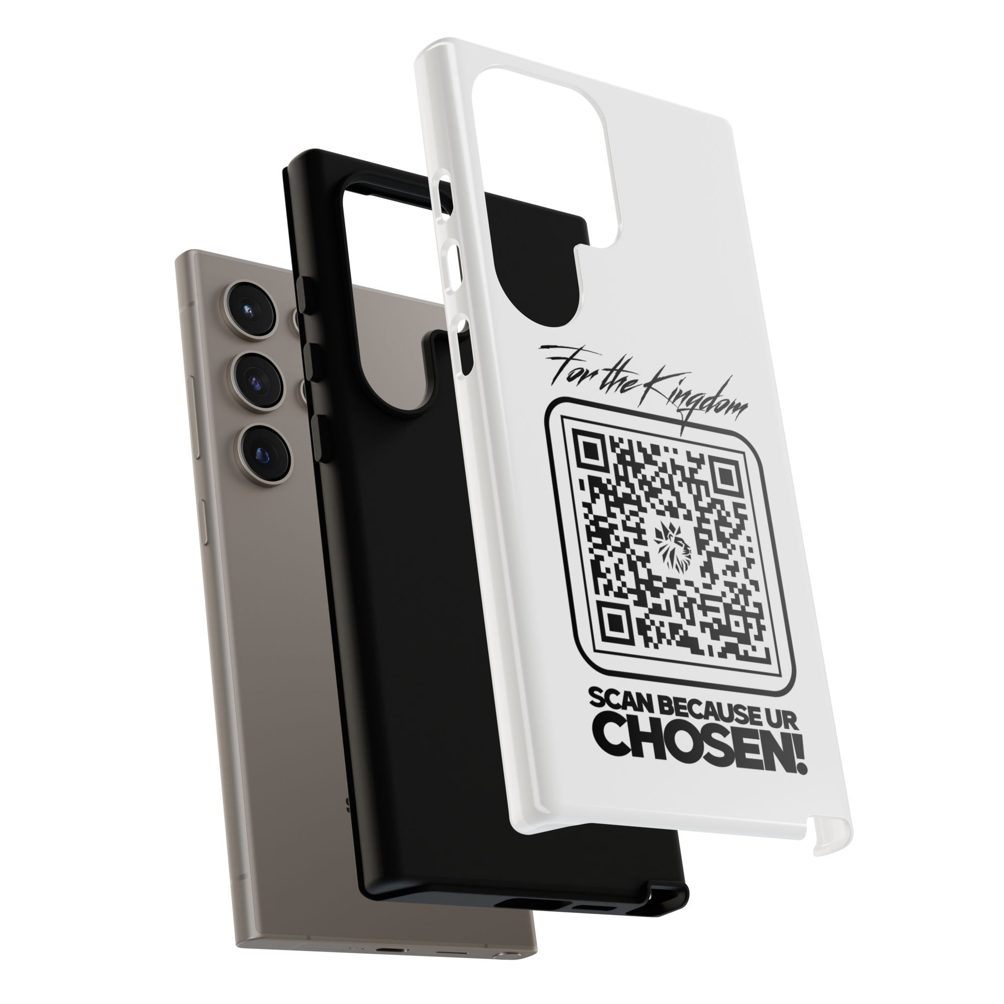 Phone Case — “For the Kingdom” QR Design: Scan Because Ur Chosen