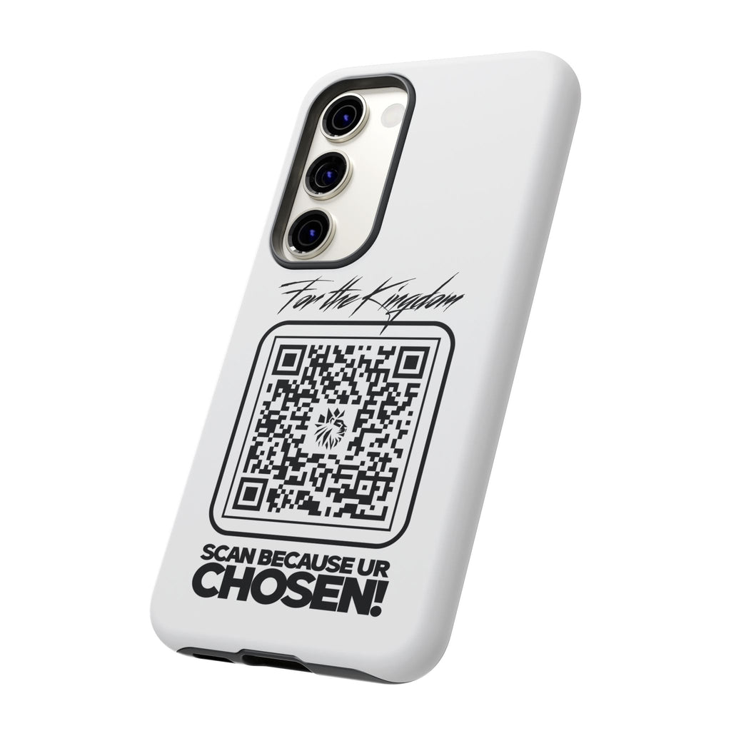 Phone Case — “For the Kingdom” QR Design: Scan Because Ur Chosen