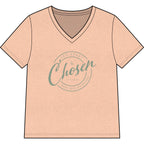 Chosen — SAGE — Christian Women's V-Neck Tee