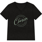 Chosen — SAGE — Christian Women's V-Neck Tee