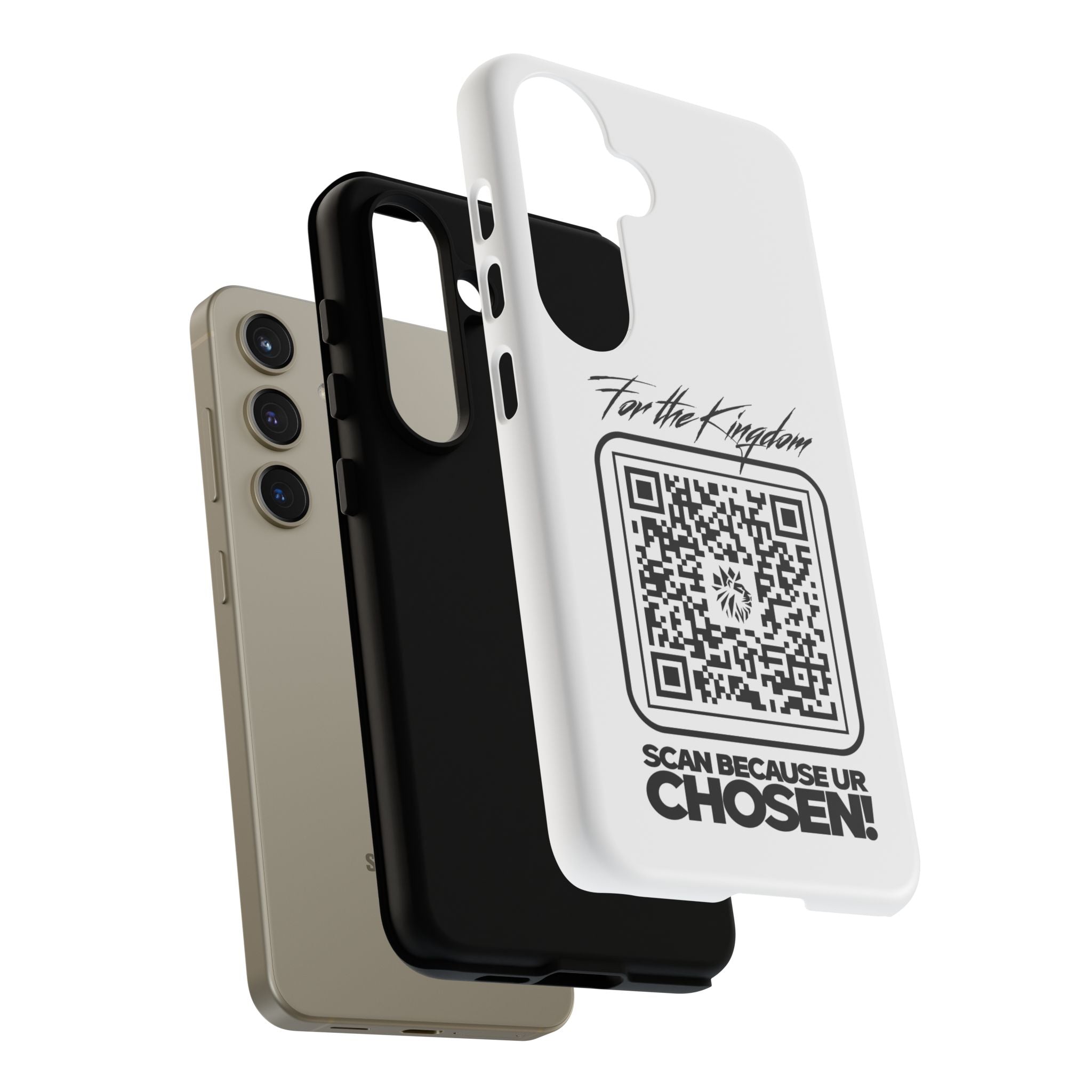 Phone Case — “For the Kingdom” QR Design: Scan Because Ur Chosen