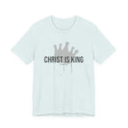 Christ Is King Crown Dark Pallete Tee — Christian Faith Shirt