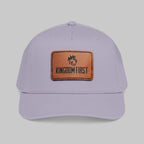 Kingdom First Leather Patch Baseball Cap