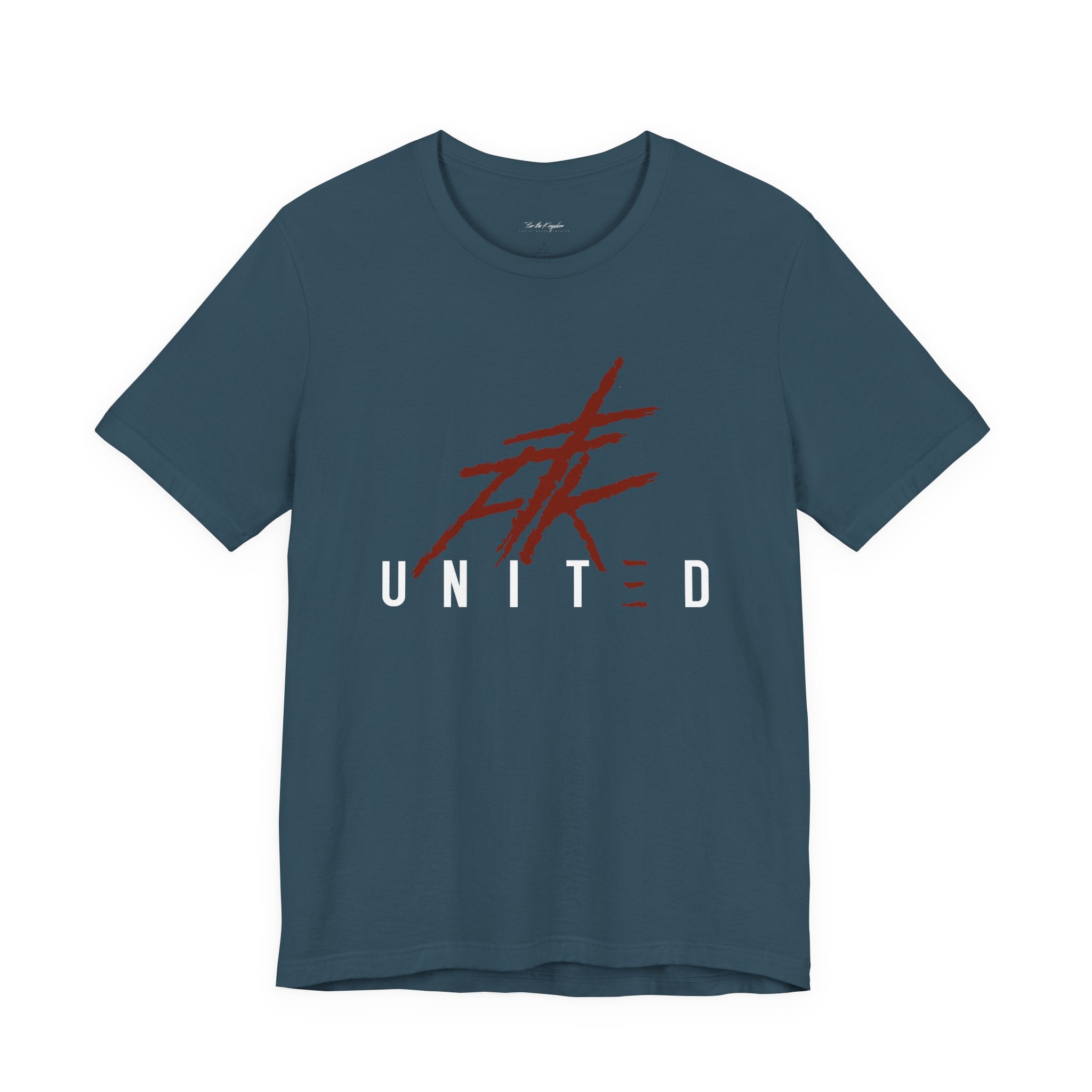FTK UNIT≡D Logo Light Pallete T-Shirt — Bold Brushstroke Graphic Tee