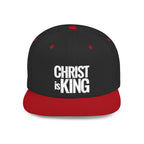 Copy of Christ is King — Flat Bill Snapback Hat — Bold Faith Statement Cap